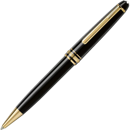 Montblanc Meisterstück 164 Classique Gold Plated Ballpoint Pen