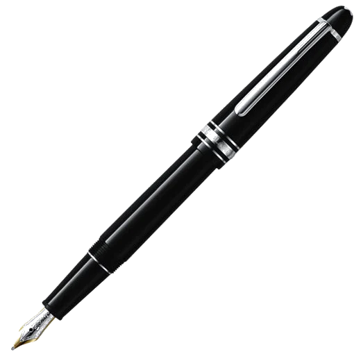 Montblanc Meisterstück 145 Classique Platinum Plated Fountain Pen