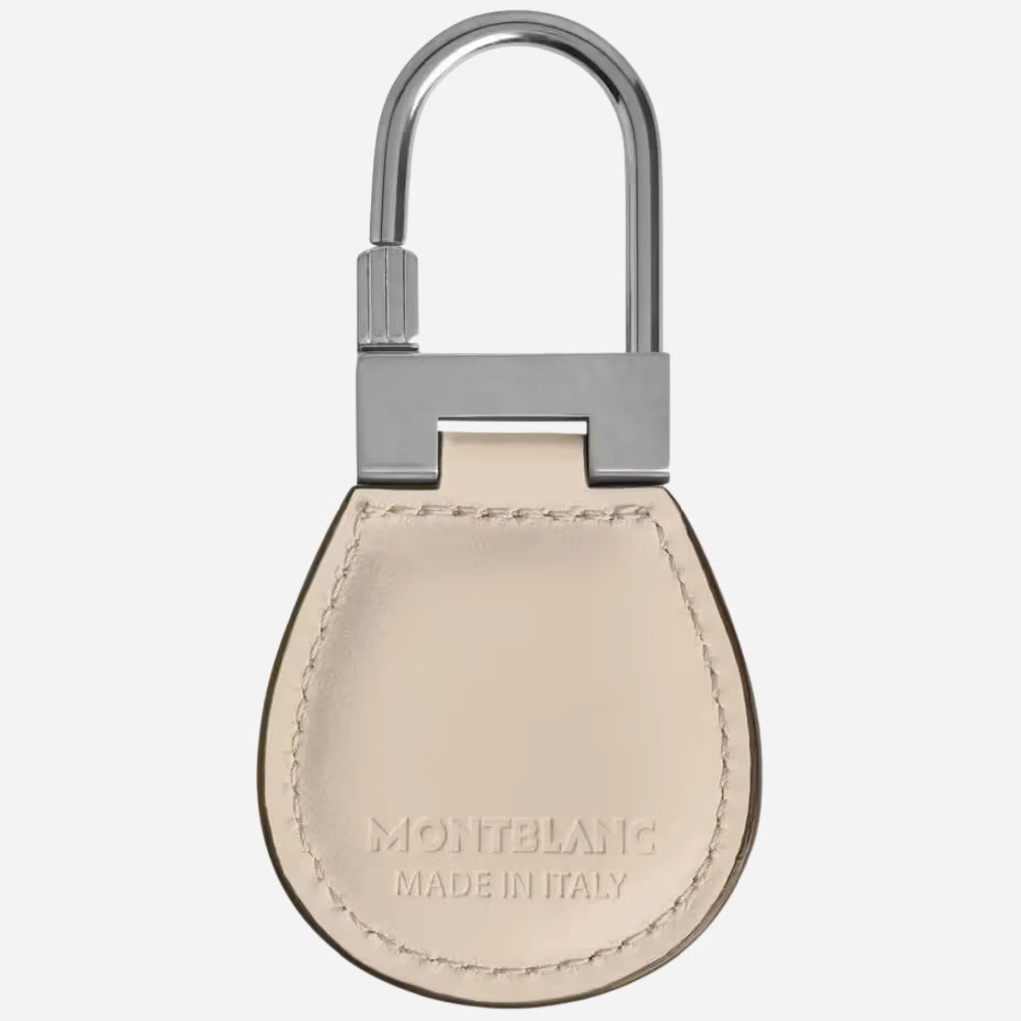 Montblanc Meisterstück Cloudy Beige Leather Key Fob - Image 2