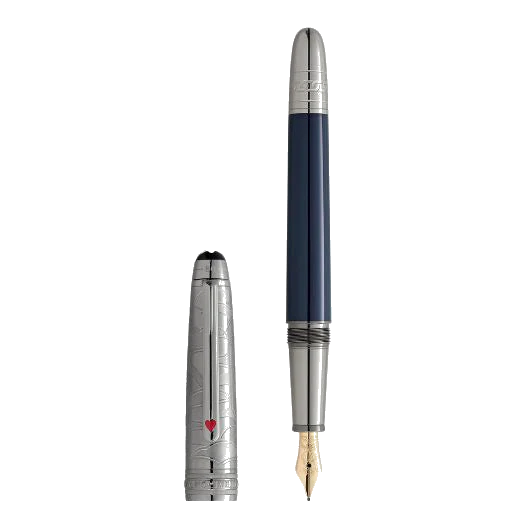 Montblanc Meisterstück Doué Classique Around the World in 80 Days Blue Fountain Pen