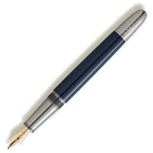 Montblanc Meisterstück Doué Classique Around the World in 80 Days Blue Fountain Pen - Image 4