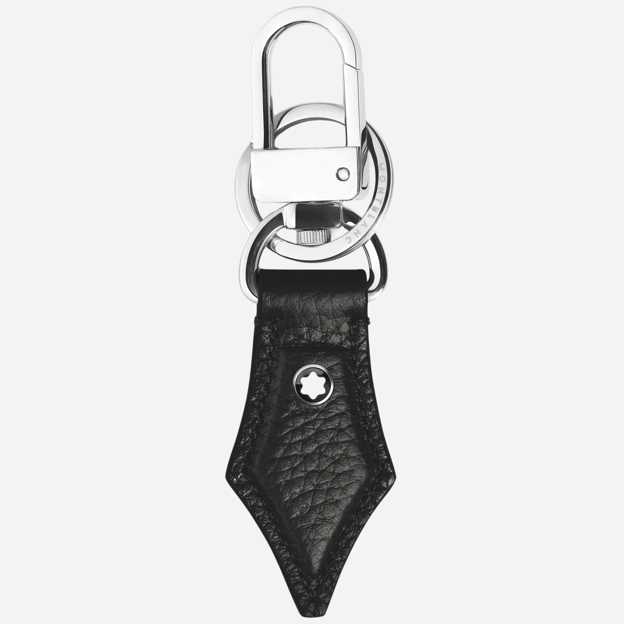 Montblanc Meisterstück Grained Black Leather Nib Key Holder