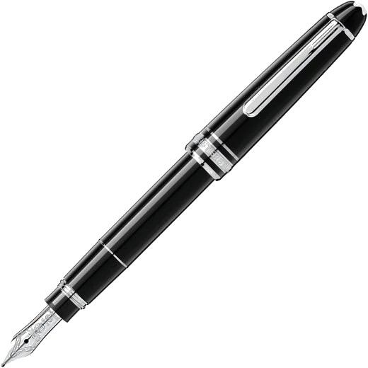 Montblanc Meisterstück 114 Homage à W.A. Mozart Platinum Plated Petite Ladies Fountain Pen