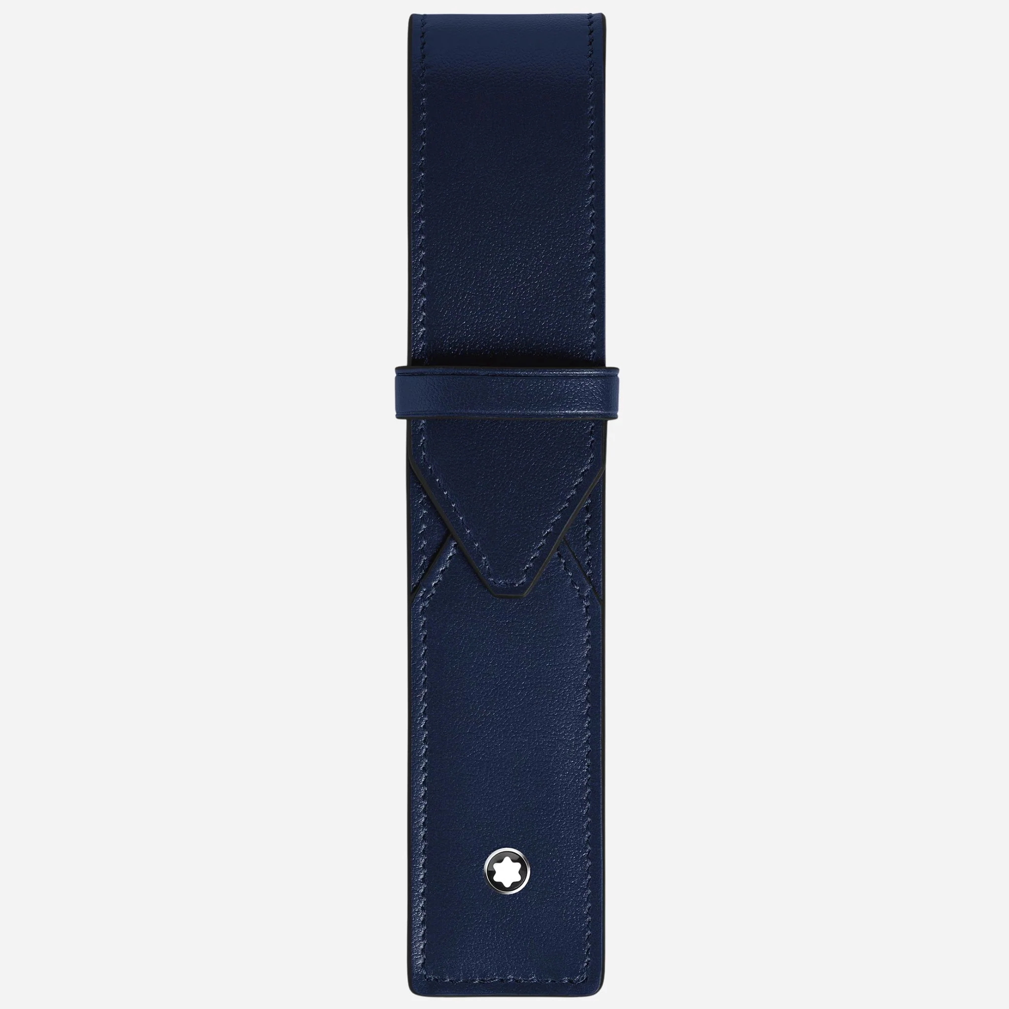Montblanc Meisterstück Ink Blue Leather Envelope 1-Pen Pouch