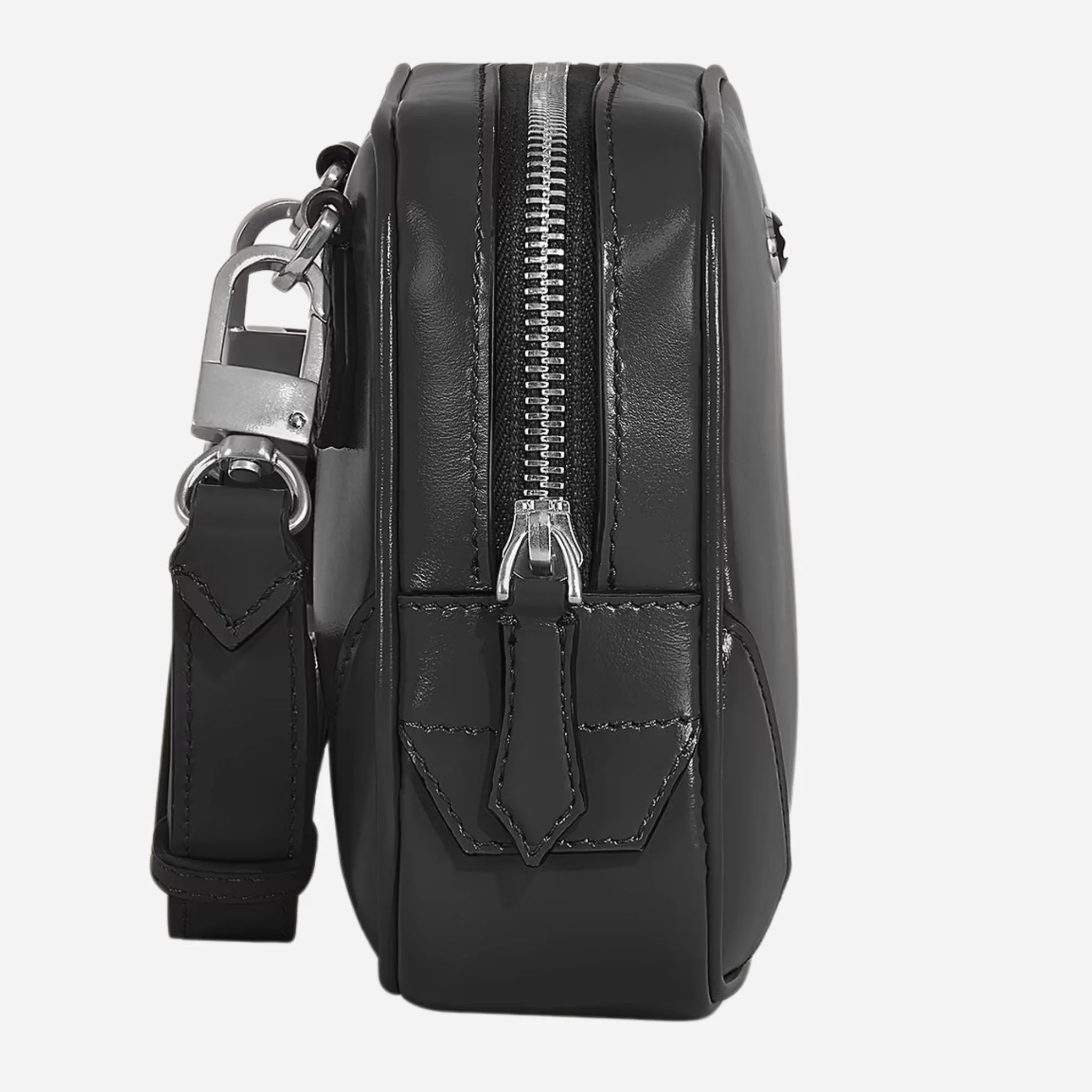 Montblanc Meisterstück Mini Black Leather Cross Body Bag - Image 3