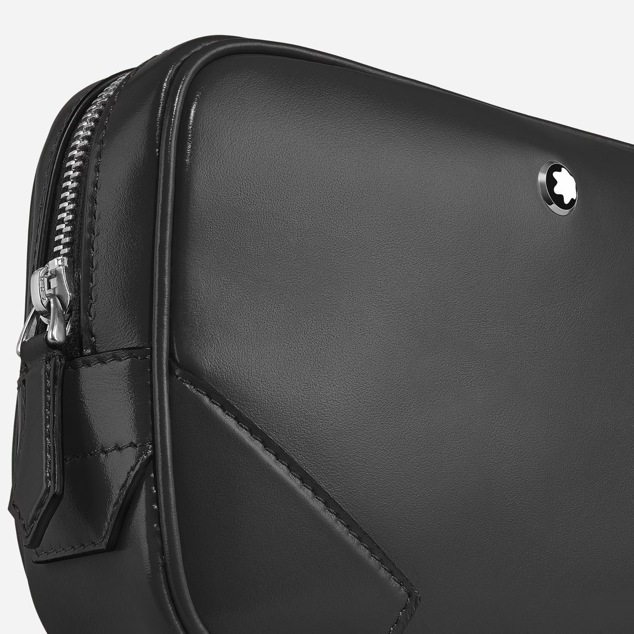 Montblanc Meisterstück Mini Black Leather Cross Body Bag - Image 4