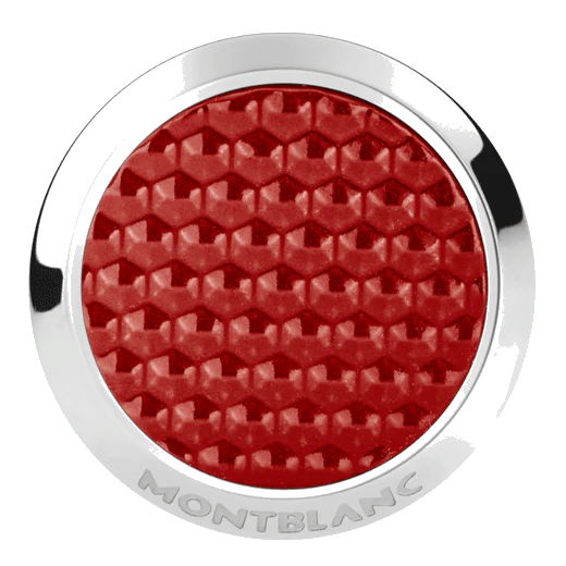 Montblanc Meisterstück Red Hexagonal Inlay Cufflinks - Image 2