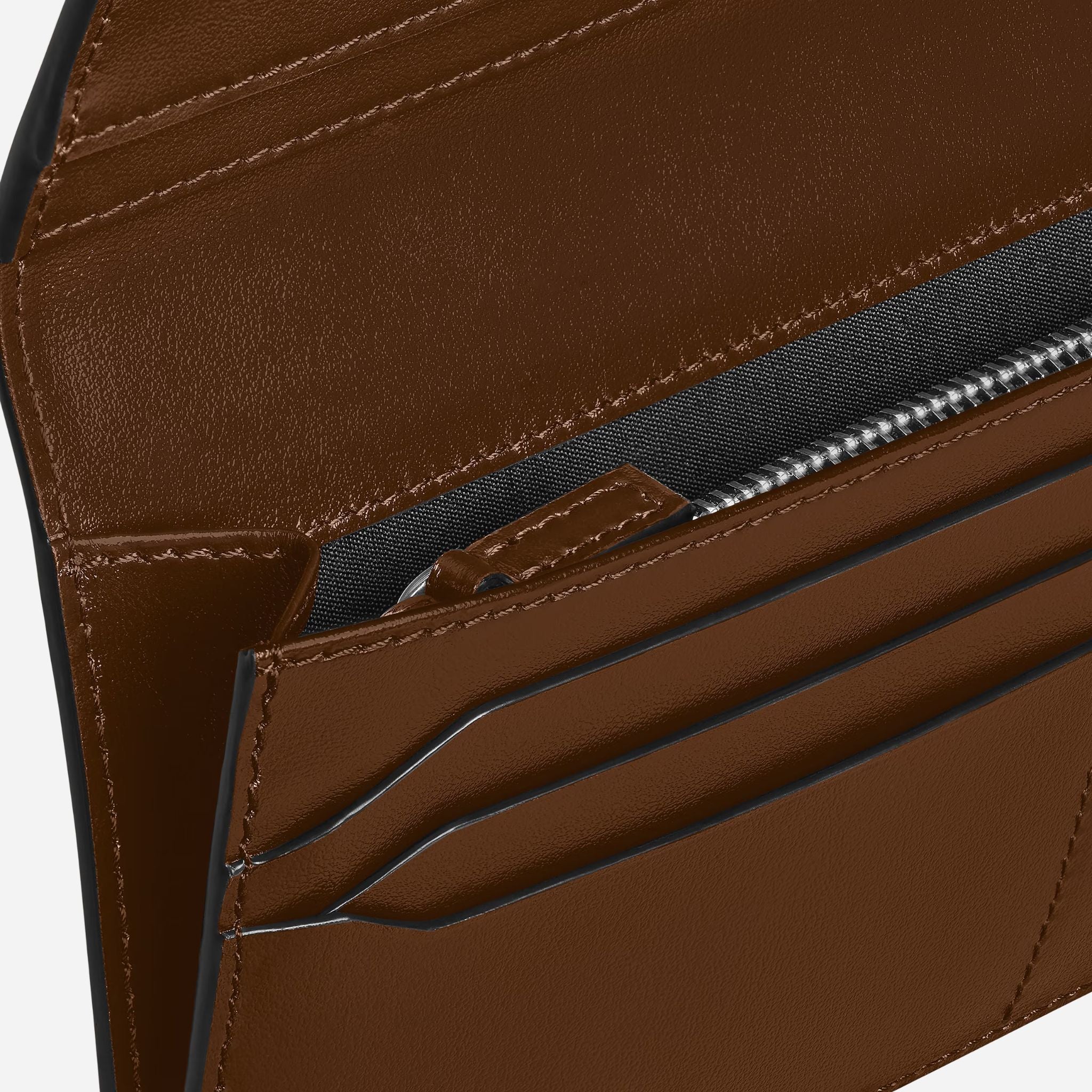 Montblanc Meisterstück Sfumato Brown 14CC Long Wallet with Zip - Image 5