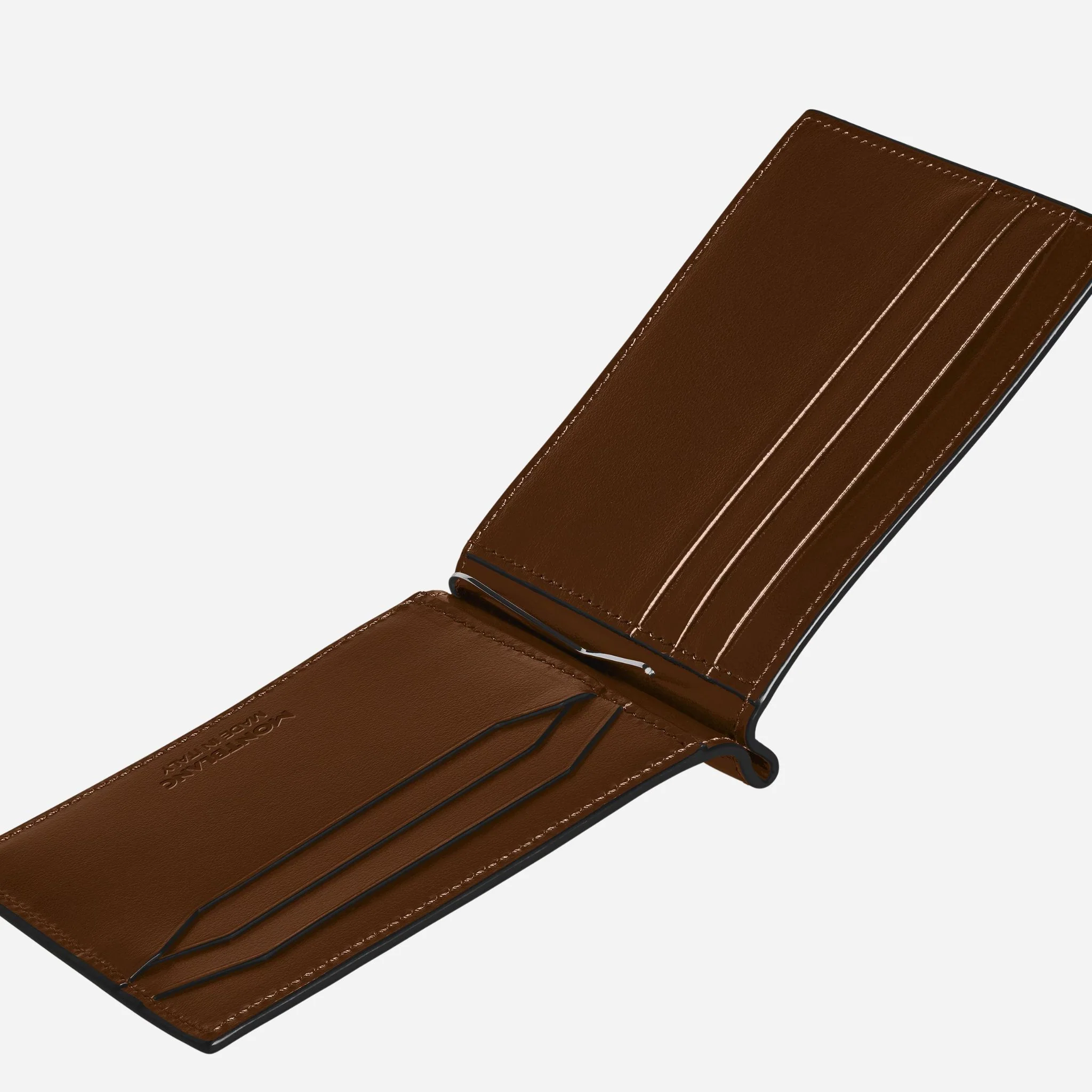 Montblanc Meisterstück Sfumato Brown 6CC Wallet with Money Clip - Image 5