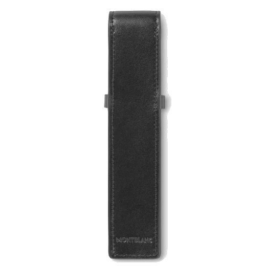 Montblanc Meisterstück Single Black Leather Pen Pouch - Image 2