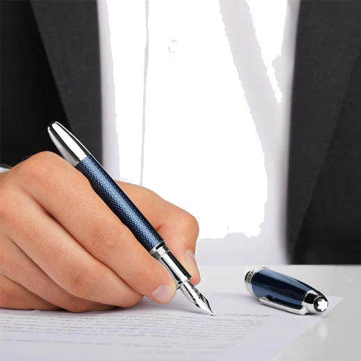 Montblanc Meisterstück Solitaire Blue Hour LeGrand Fountain Pen - Image 4