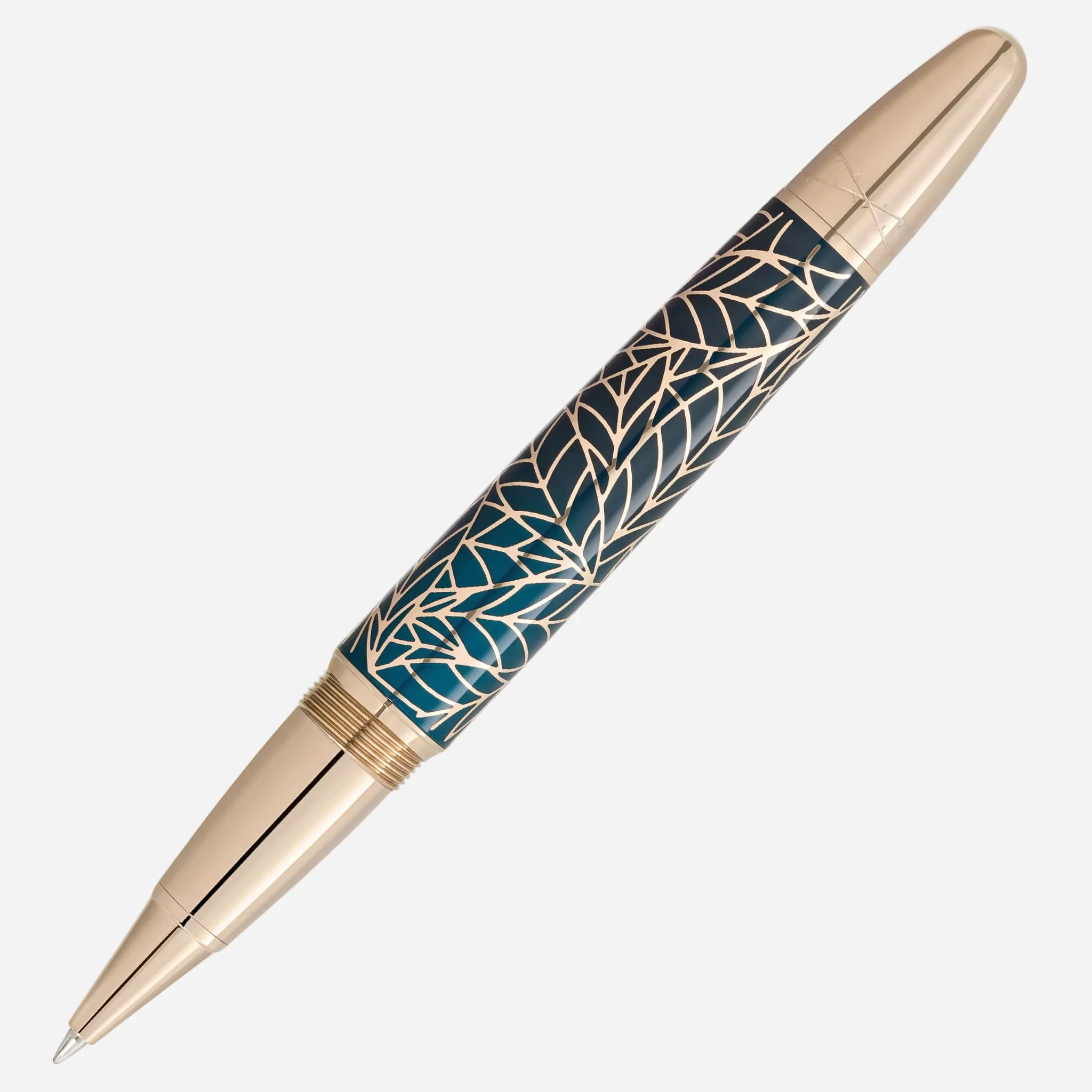Montblanc Meisterstück Solitaire LeGrand Teal Romeo & Juliet Rollerball Pen - Image 4