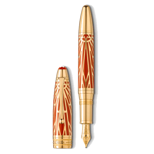 Montblanc Meisterstück The Origin Collection Solitaire LeGrand Coral Fountain Pen