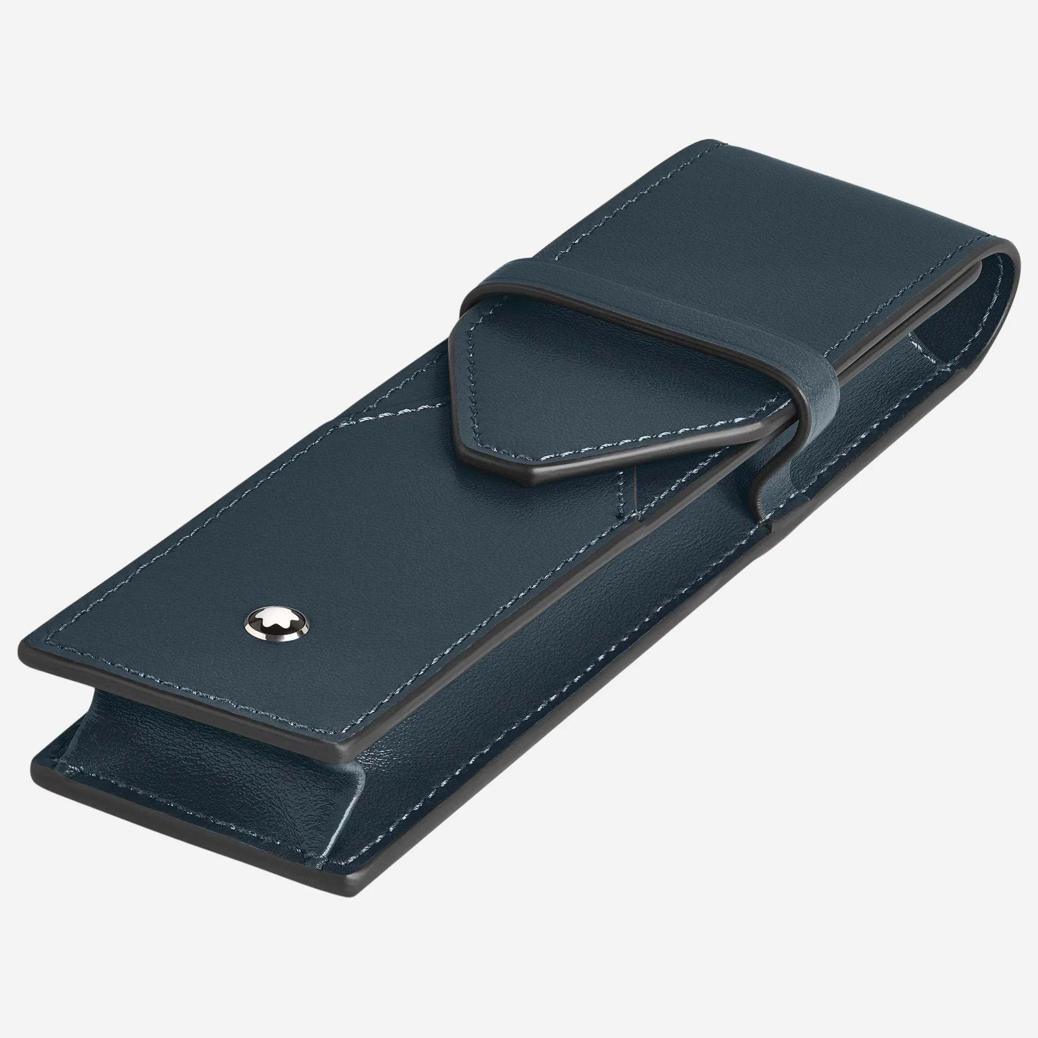 Montblanc Meisterstück Velvet Blue Envelope 2-Pen Pouch - Image 3