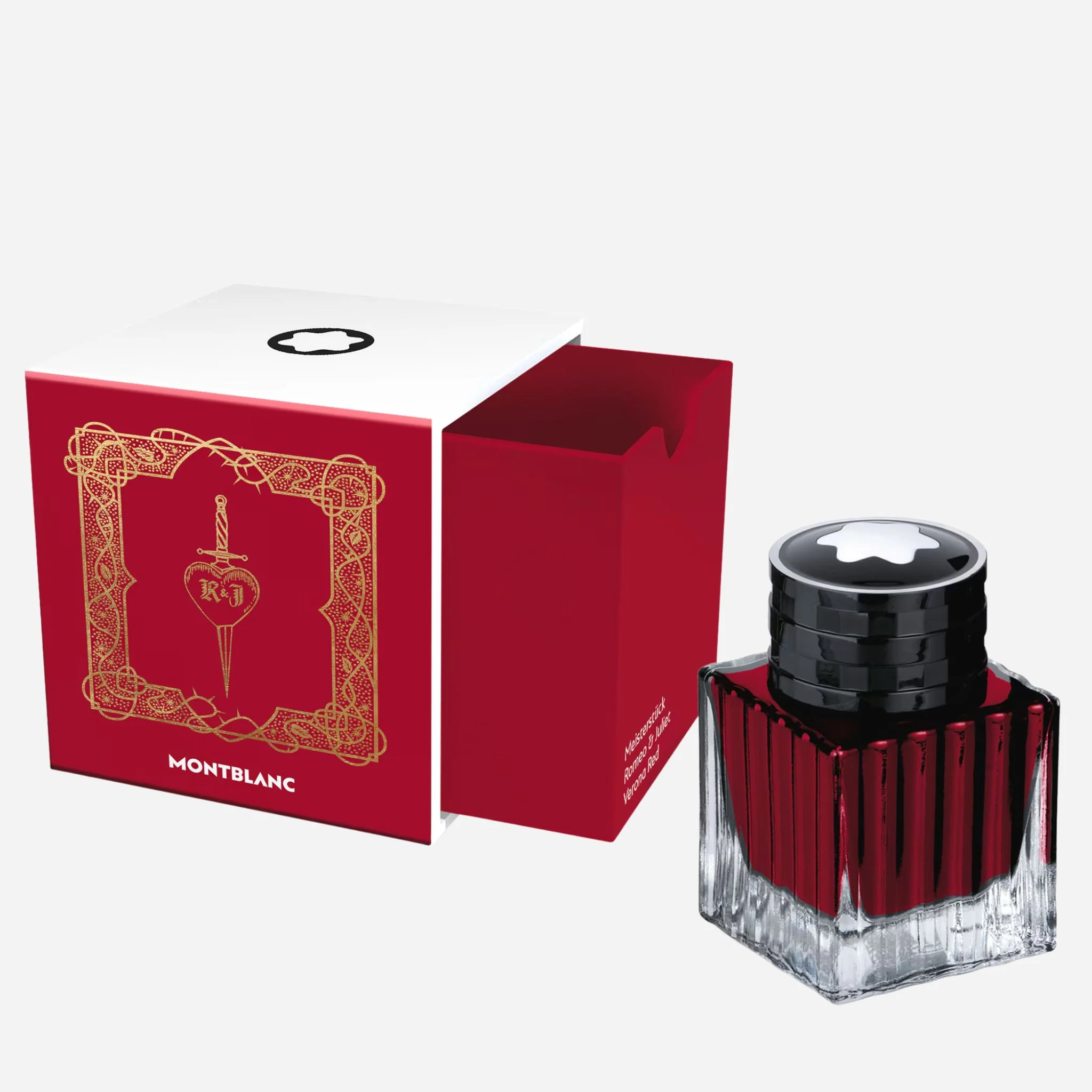 Montblanc Meisterstück Verona Red Romeo & Juliet 50 ml Ink Bottle - Image 2