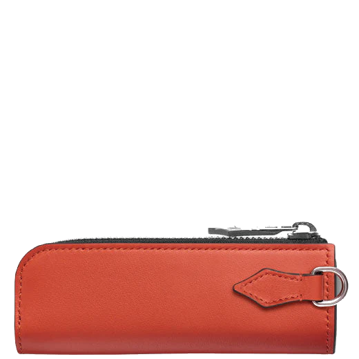 Montblanc Orange Meisterstück Selection Heritage Rouge et Noir 'Baby' 1 Pen Pouch - Image 2