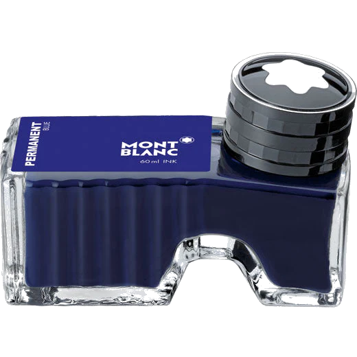 Montblanc Permanent Blue Ink Bottle - Image 2