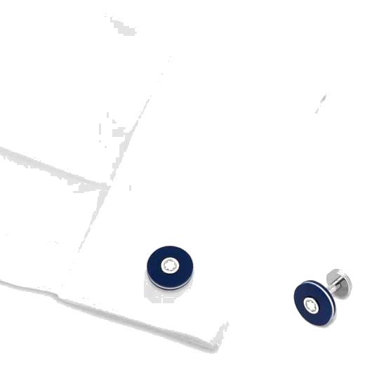 Montblanc PIX Navy Precious Resin Cufflinks - Image 3