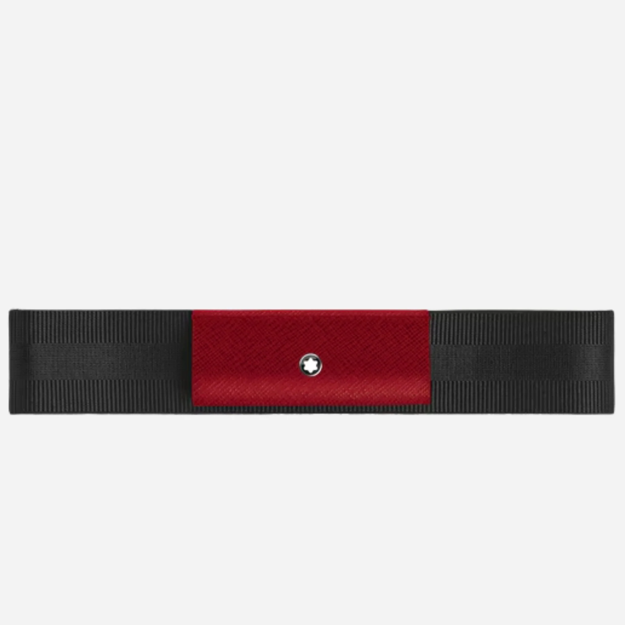 Montblanc Red Sartorial Leather 1-Pen Loop with Elastic Strap