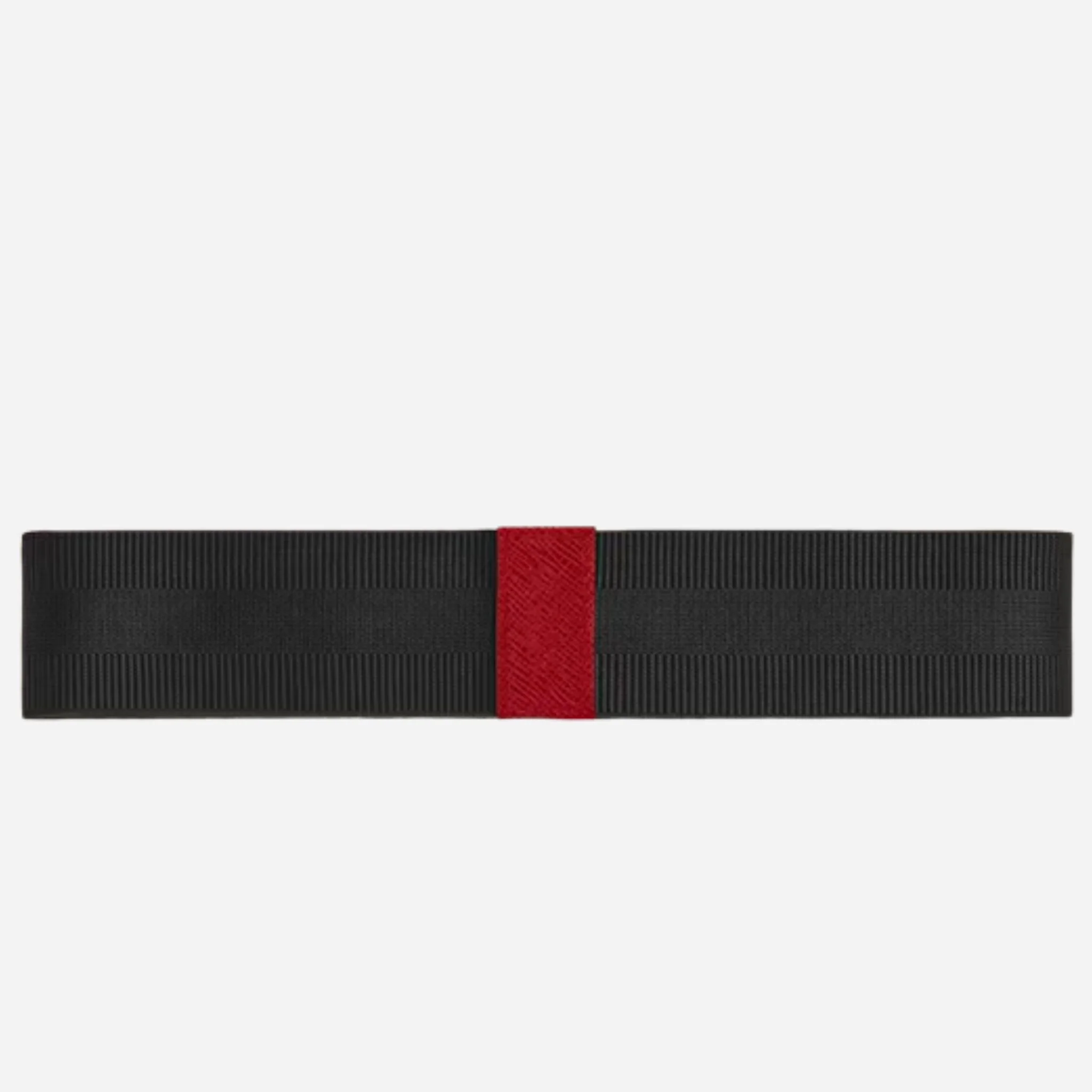 Montblanc Red Sartorial Leather 1-Pen Loop with Elastic Strap - Image 2