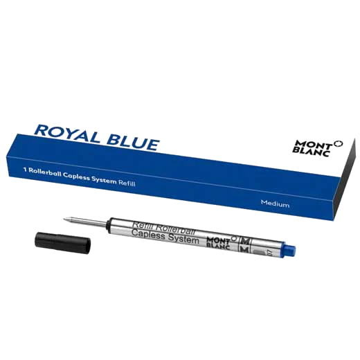 Montblanc Royal Blue Capless Rollerball Refill (M)