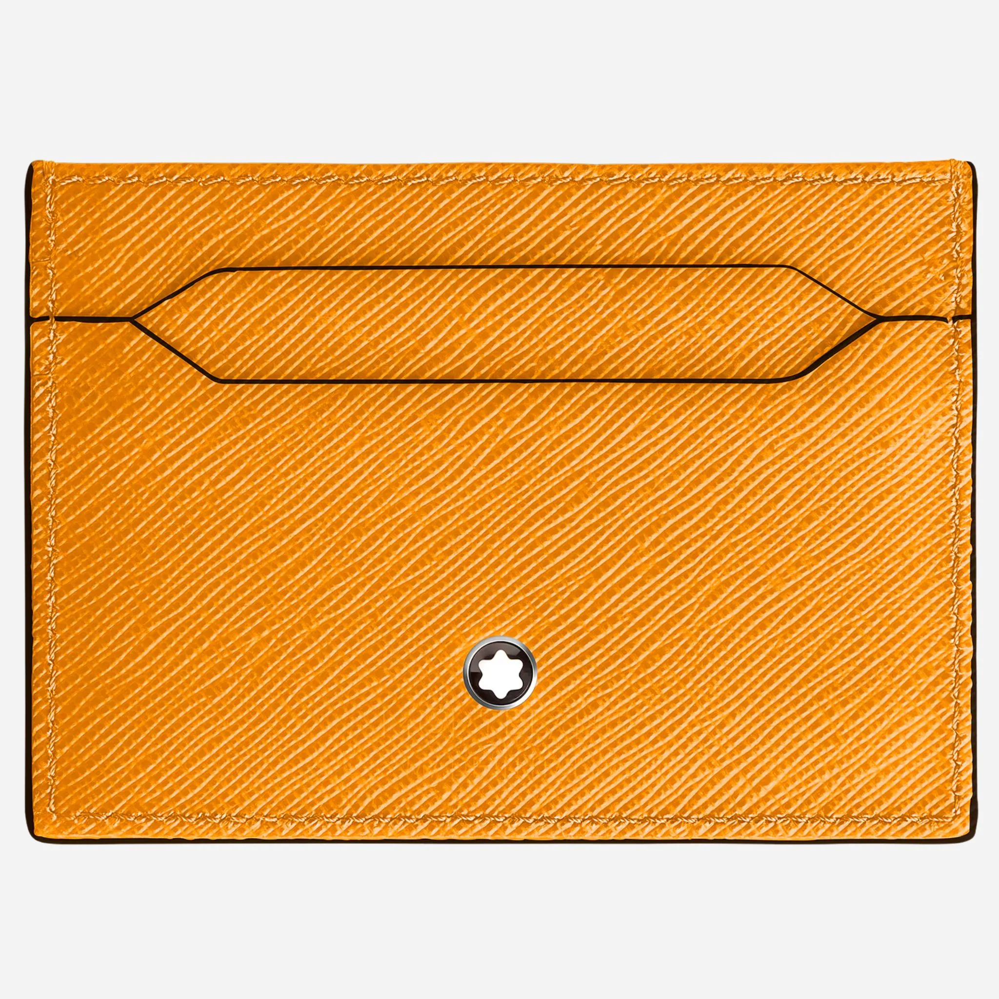 Montblanc Saffron Sartorial Leather 5CC Card Holder