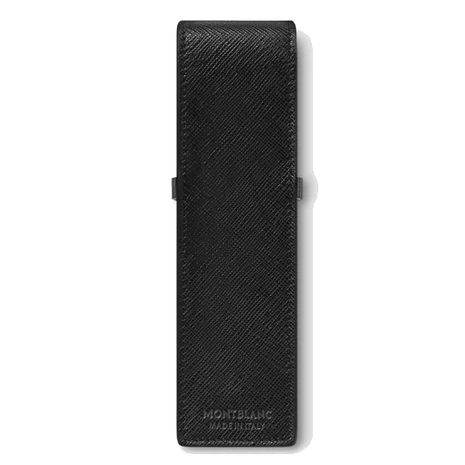 Montblanc Sartorial 2 Pen Pouch Black Saffiano Leather - Image 2