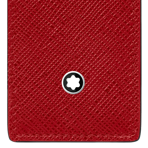 Montblanc Sartorial 2 Pen Pouch In Red Leather - Image 2