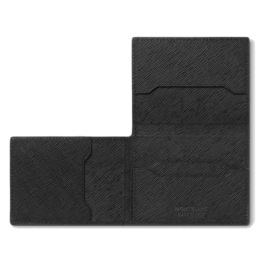 Montblanc Sartorial 4CC Trio Black Saffiano Leather Card Holder - Image 3