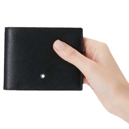 Montblanc Sartorial Black Leather 6CC Wallet - Image 4