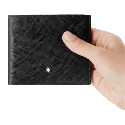 Montblanc Sartorial Black Leather 8CC Wallet - Image 4