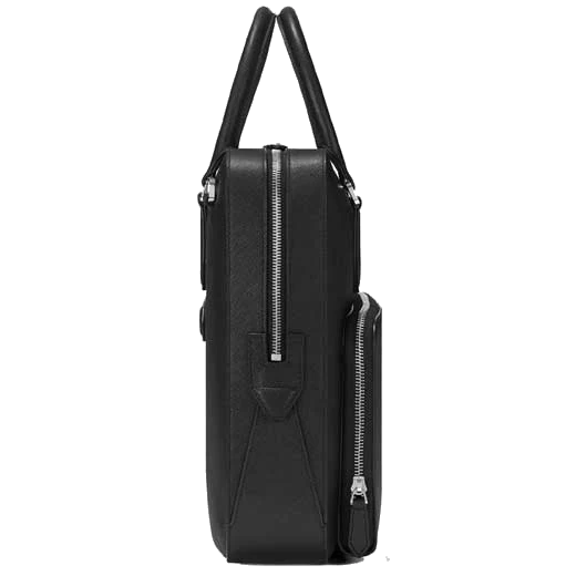 Montblanc Sartorial Black Leather Medium Document Case - Image 5