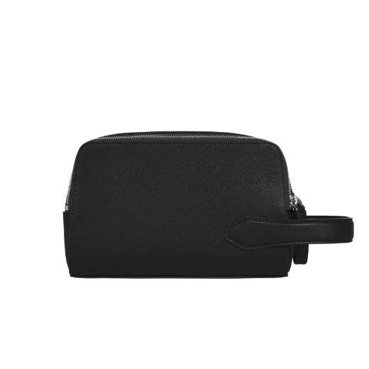 Montblanc Sartorial Black Leather Wash Bag - Image 2