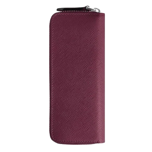 Montblanc Sartorial Cassis Saffiano Leather 2 Pen Pouch - Image 2