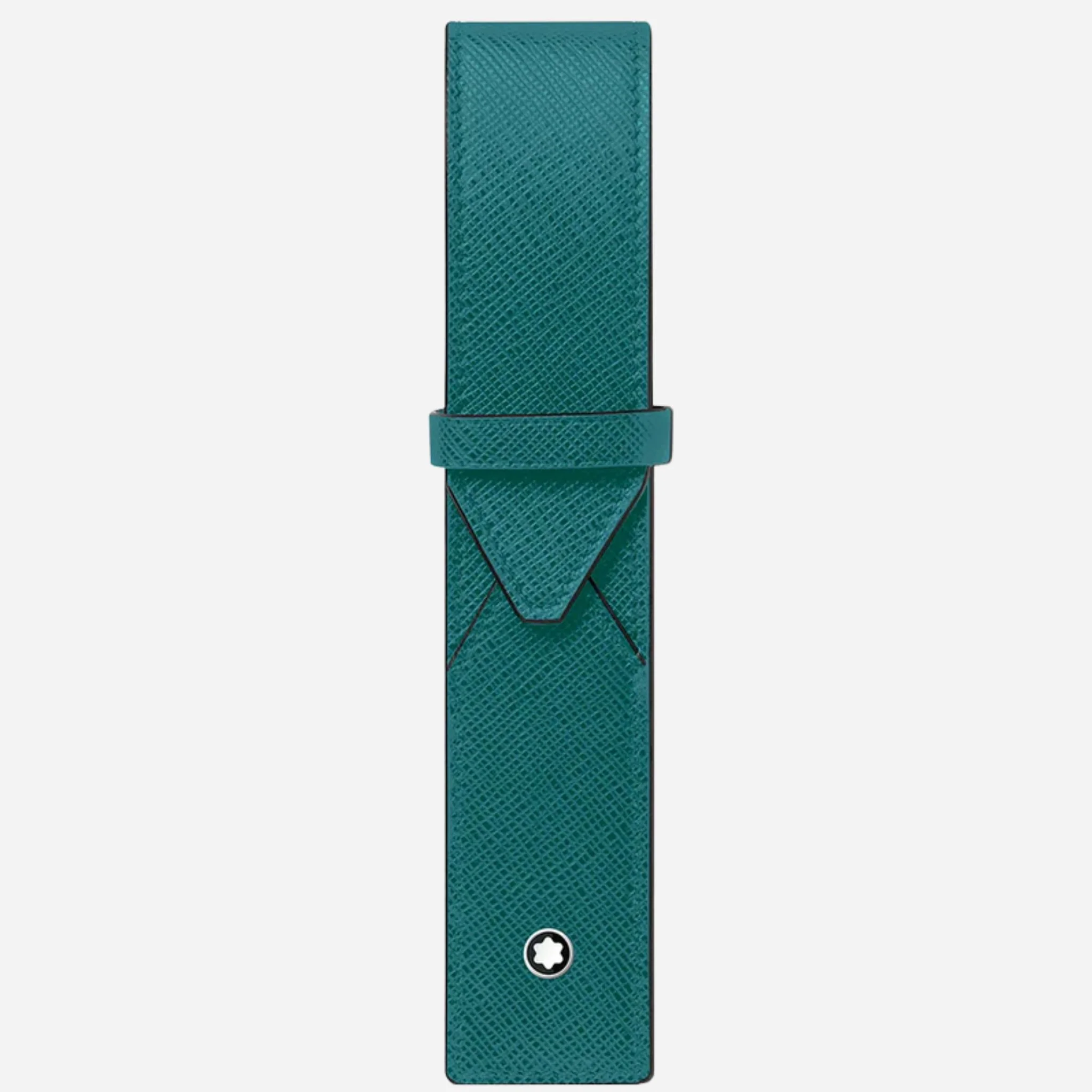 Montblanc Sartorial Fern Blue Leather One Pen Pouch