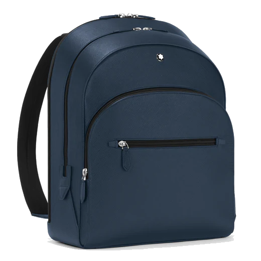 Montblanc Sartorial Ink Blue Large Backpack 3 Compartments - Image 2