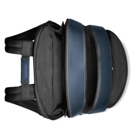 Montblanc Sartorial Ink Blue Large Backpack 3 Compartments - Image 4