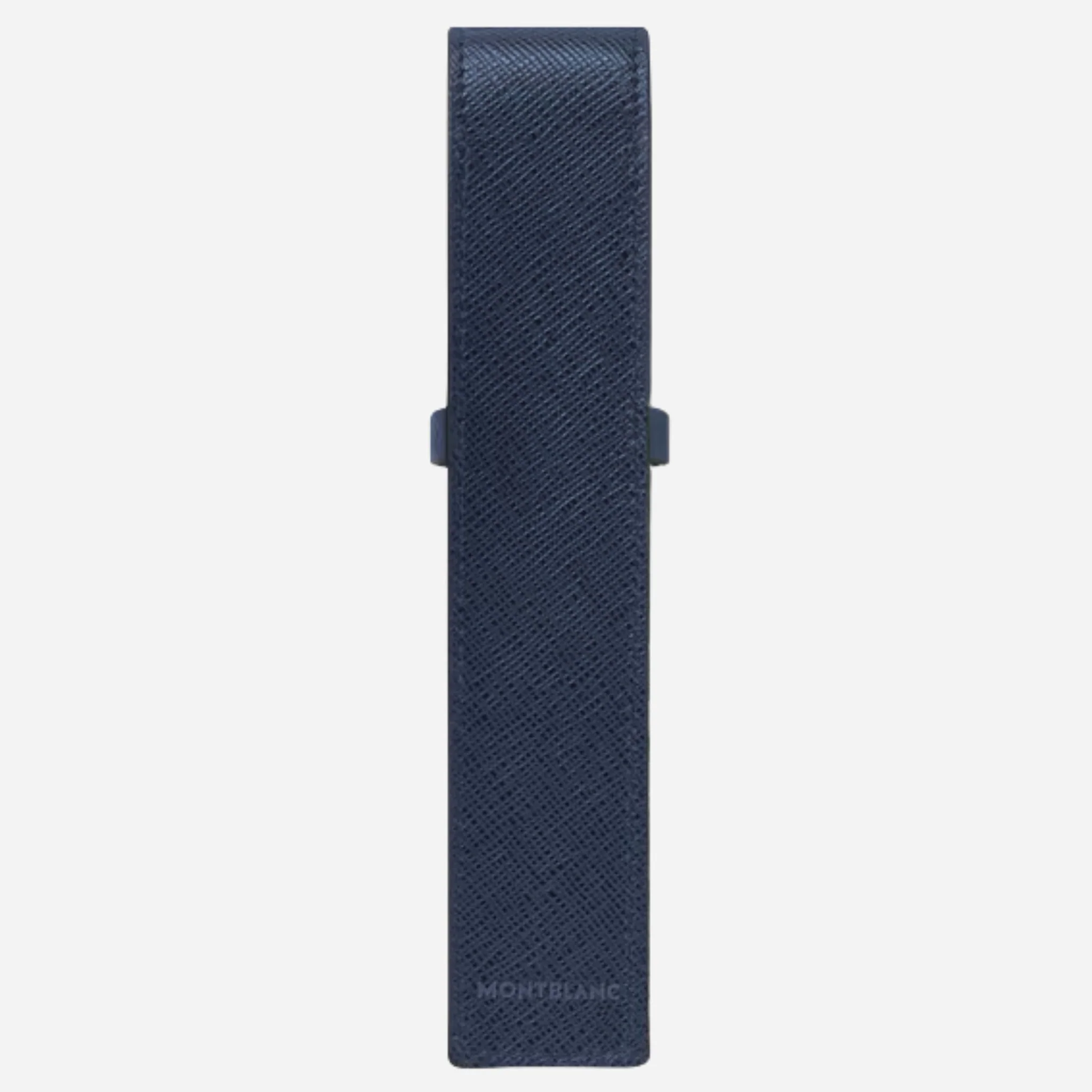 Montblanc Sartorial Ink Blue Leather One Pen Pouch - Image 2