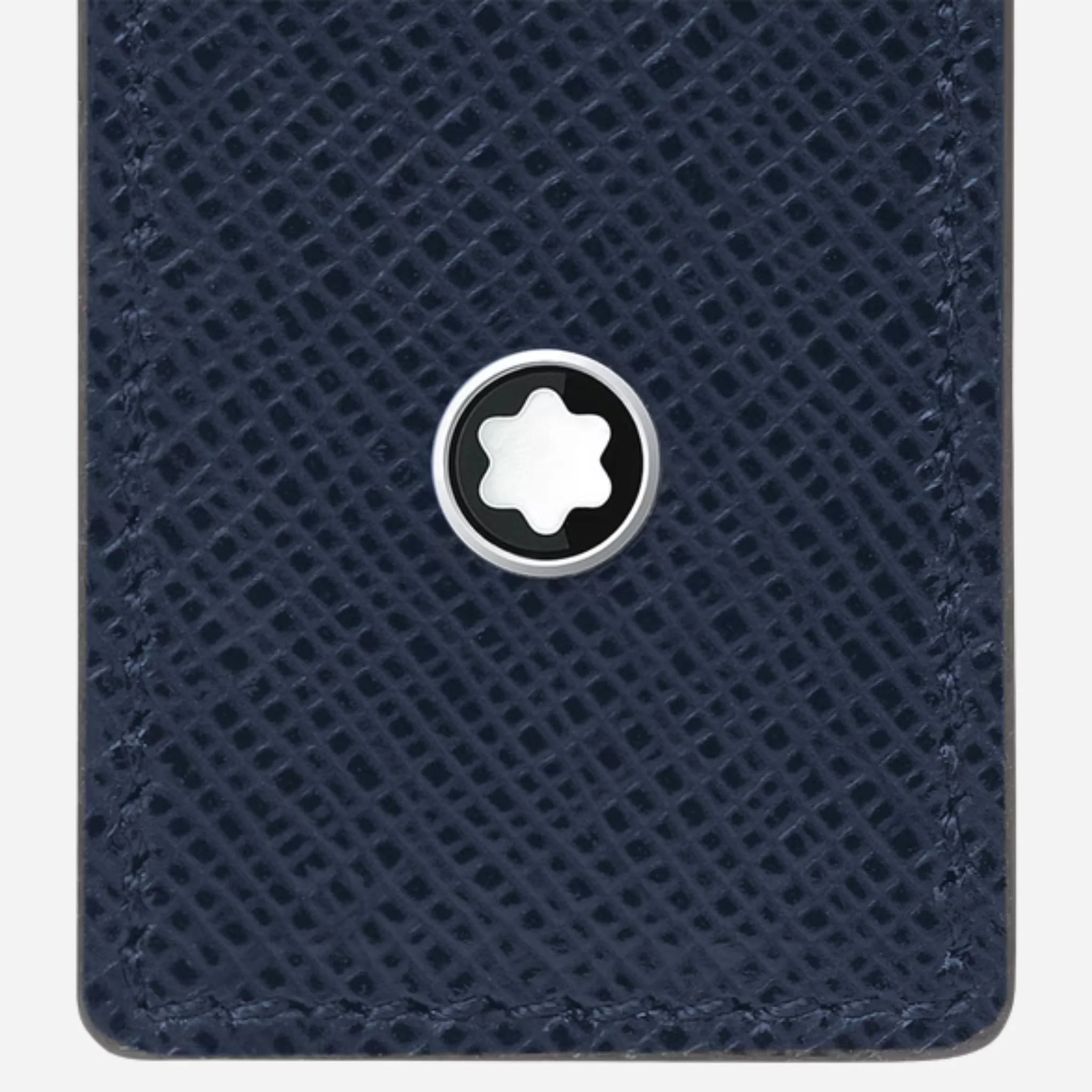 Montblanc Sartorial Ink Blue Leather One Pen Pouch - Image 4