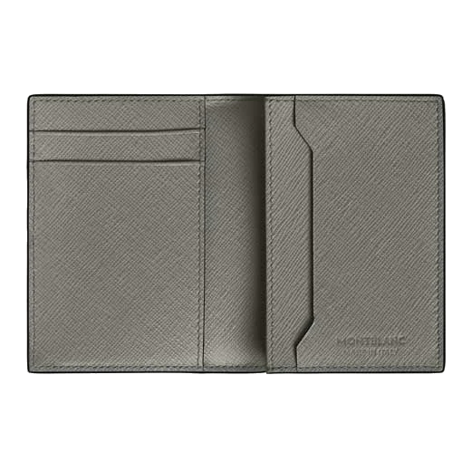 Montblanc Sartorial Medium Grey Leather 4CC Business Card Holder - Image 2