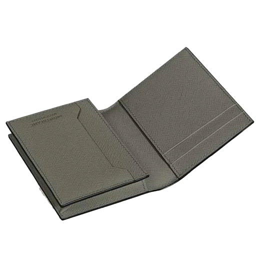 Montblanc Sartorial Medium Grey Leather 4CC Business Card Holder - Image 3