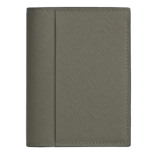 Montblanc Sartorial Medium Grey Leather 4CC Business Card Holder - Image 5