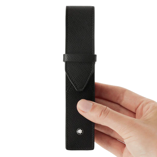 Montblanc Sartorial Pen Pouch Black Leather - Image 5