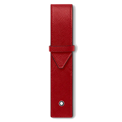 Montblanc Sartorial Red Saffiano Leather Pen Pouch
