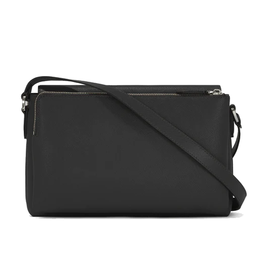 Montblanc Sartorial Saffiano Black Leather Double Bag - Image 2