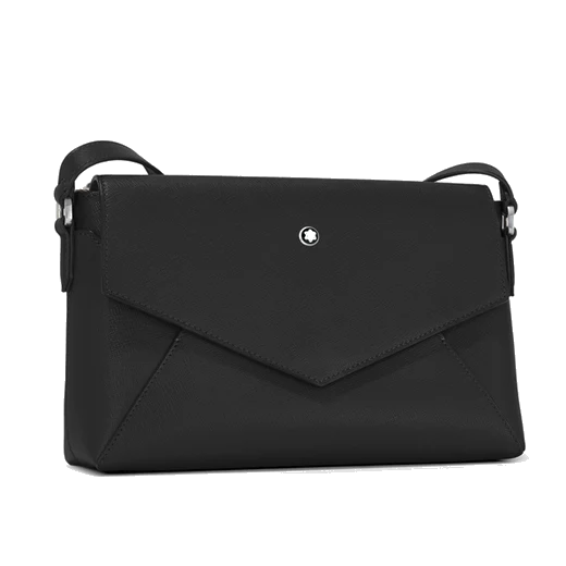 Montblanc Sartorial Saffiano Black Leather Double Bag - Image 3