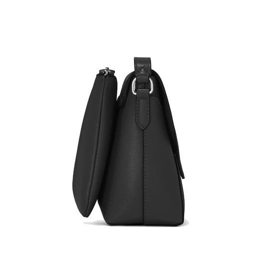 Montblanc Sartorial Saffiano Black Leather Double Bag - Image 5