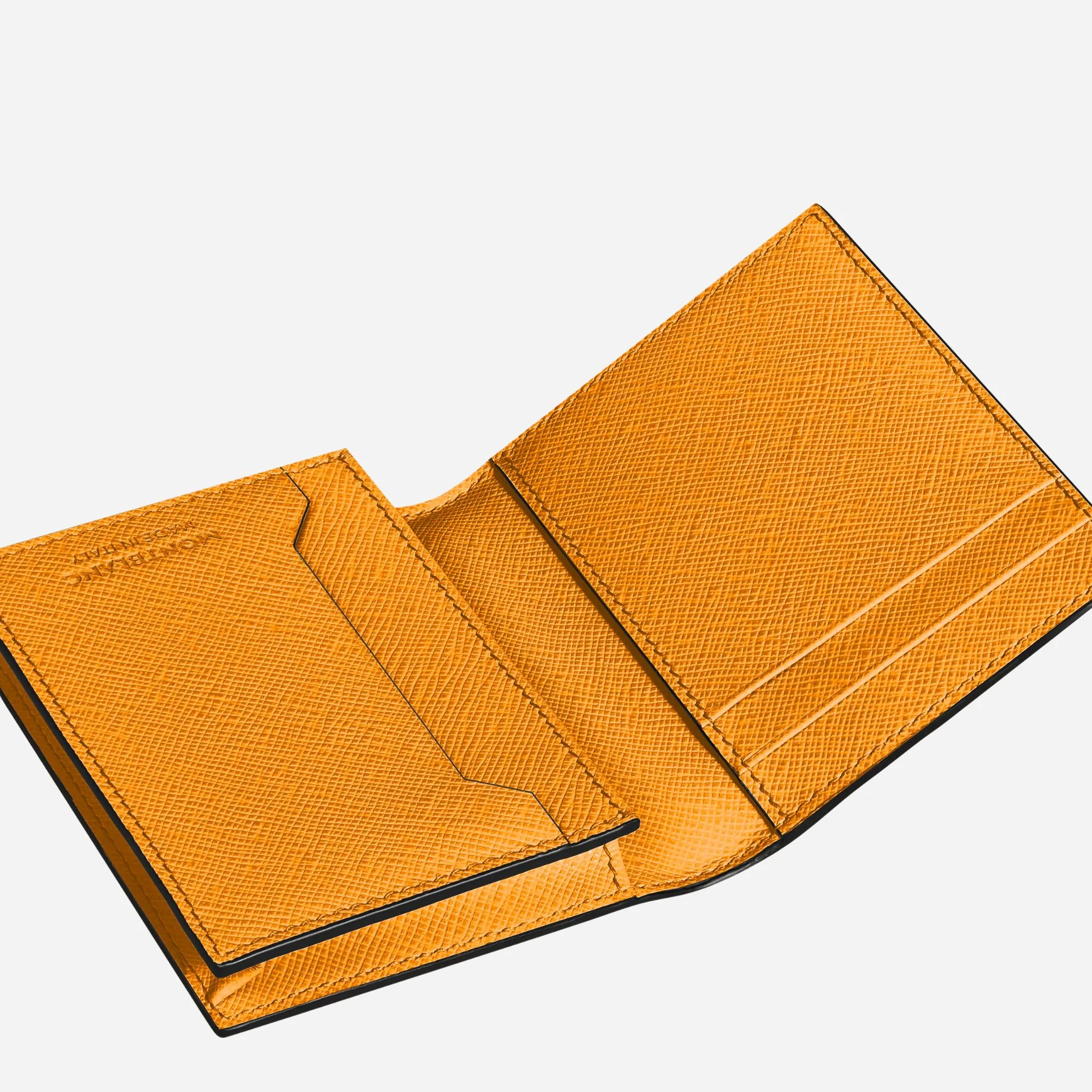 Montblanc Sartorial Saffron Leather 4CC Card Holder - Image 4