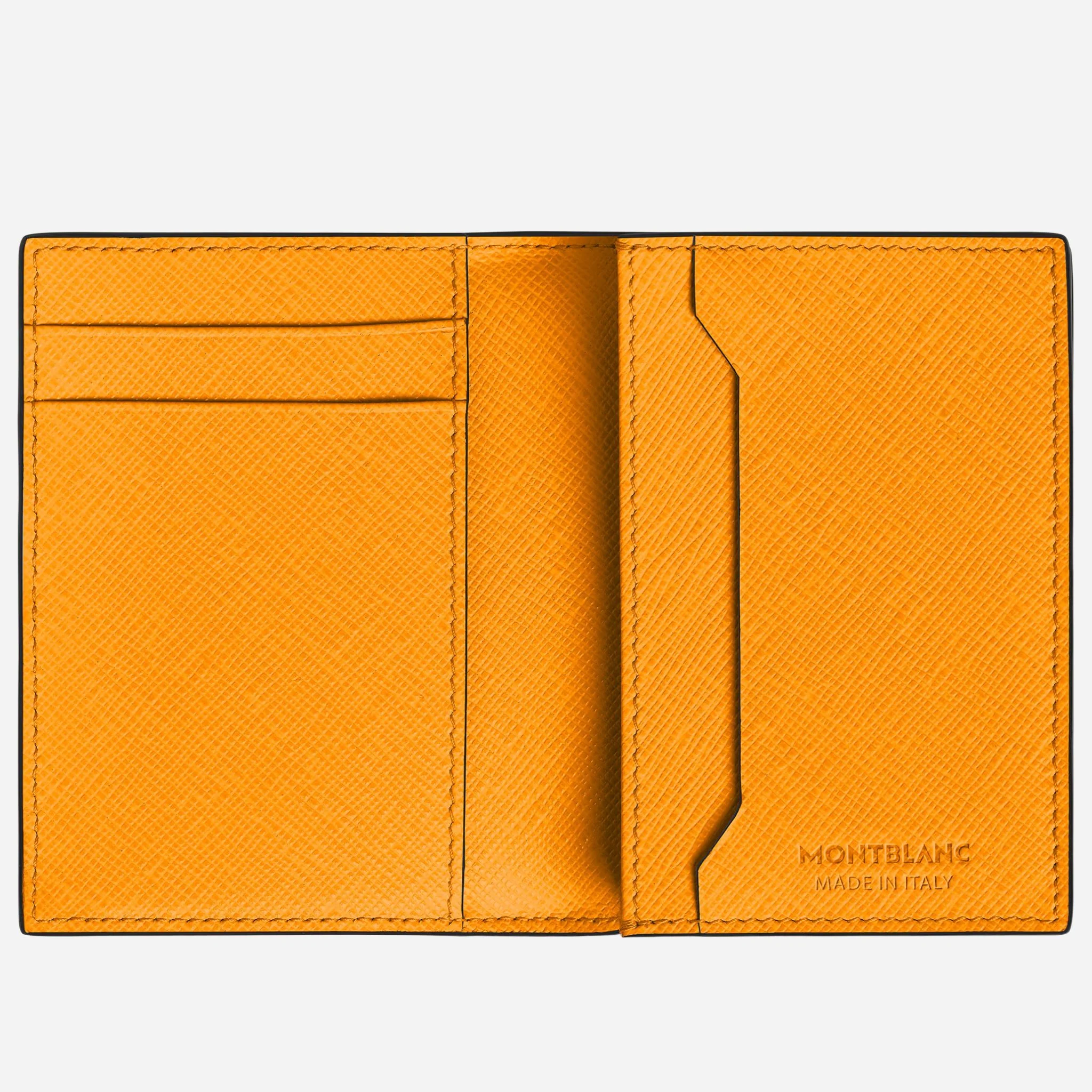 Montblanc Sartorial Saffron Leather 4CC Card Holder - Image 5