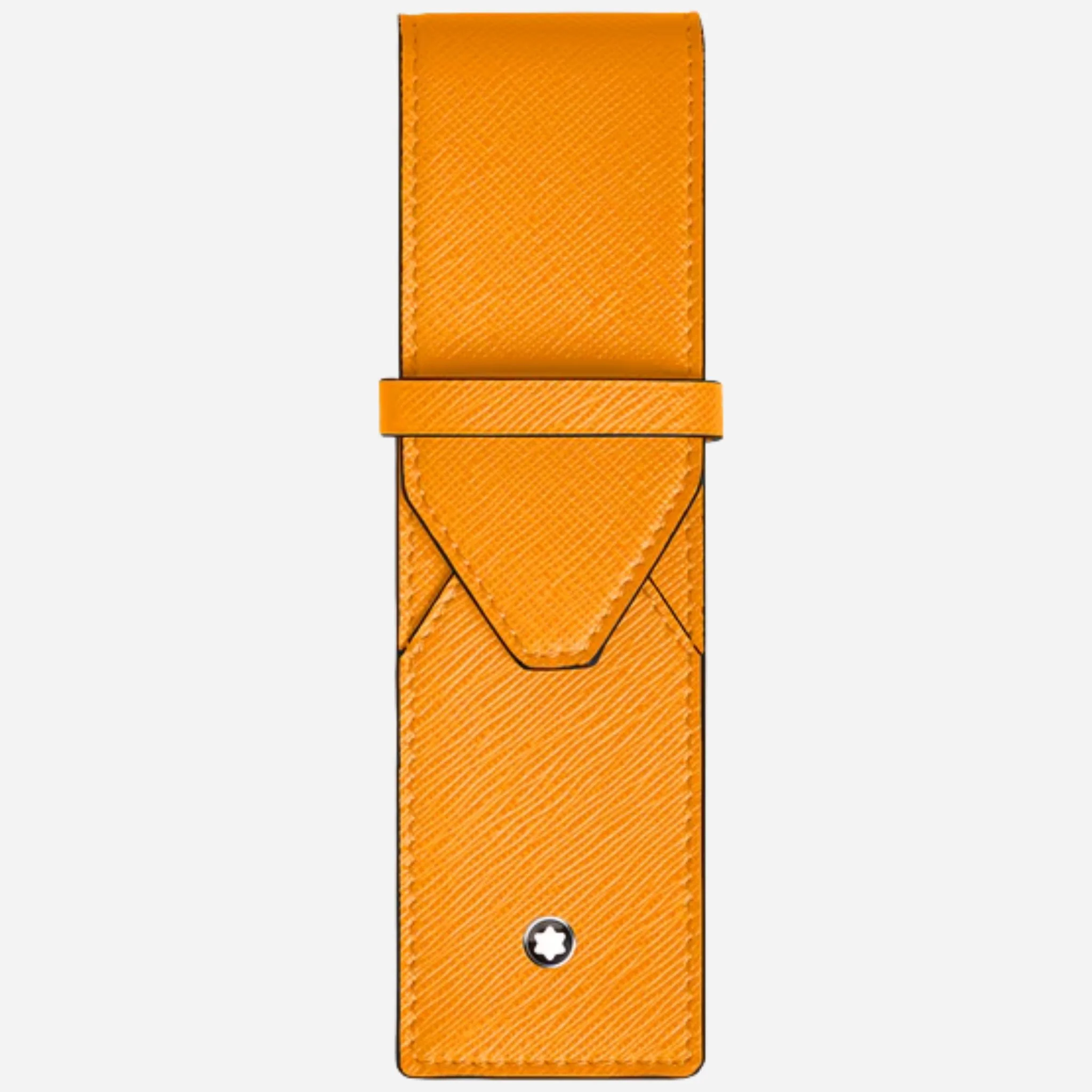 Montblanc Sartorial Saffron Leather Envelope 2-Pen Pouch